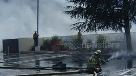 USA: Los Angeles County Post Fire Brush Fire