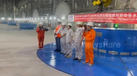 CPEC hydropower project's 1st unit starts wet testing in NW Pakistan