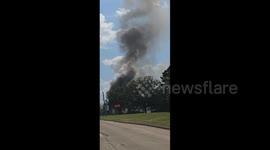 US: Large Fire Breaks Out At Old Church In South Jackson, MS 3