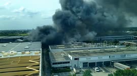 Belgium: Fire Breaks Out At Warehouse Near Brussels Airport In Machelen 3