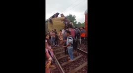 West Bengal: Kanchanjungha Express collides with goods train near New Jalpaiguri