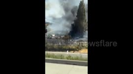 US: Fast-Moving ‘Post Fire’ Rages In Gorman, Southern California