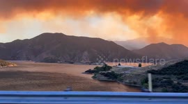 US: Fast-Moving ‘Post Fire’ Rages In Gorman, Southern California 2