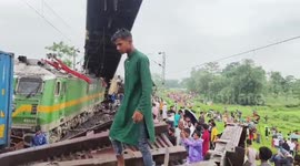 Eight dead after trains collide in India's West Bengal