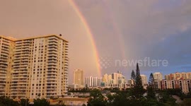 Double rainbow: the calm after the storm