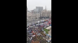 Protests erupt in Buenos Aires against Milei government's economic plan