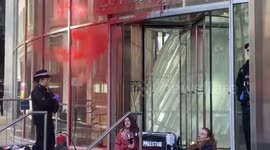 UK: Palestine Action lock down all entrances into Scotiabank’s London office