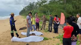 American tourist, 45, and Thai girlfriend, 48, drown on beach in Thailand