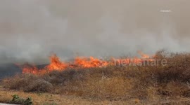 USA: Max Fire in Quartz Hill, LA