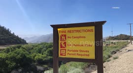 USA: Gorman Post Fire Continues to Burn Vegetation in Bakersfield