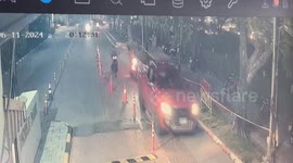 Hero security guard saves couple from teenage thugs in road rage attack