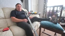 Man told 'to quit £40k a year job' in order to get benefits after breaking his leg