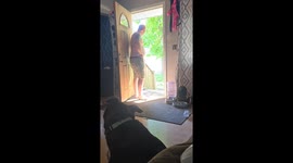 Cat Releases Live Chipmunk Indoors