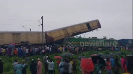 Deadly Indian Train Accident : At least eight people Killed