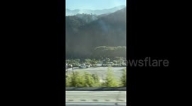 US: Fast-Moving ‘Post Fire’ Rages In Gorman, Southern California 4