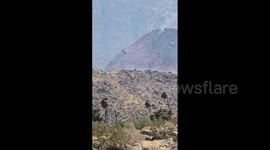 US: Tuscany Fire Breaks Out In Palm Springs, California 2