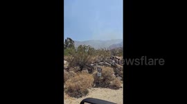 US: Tuscany Fire Breaks Out In Palm Springs, California