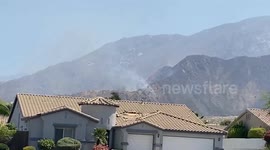 US: Tuscany Fire Breaks Out In Palm Springs, California 3