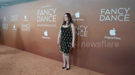 Lily Gladstone attends premiere of 'Fancy Dance' by Apple Original Film