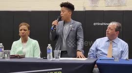 Stabbing incidents fuels tensions at Clinton Hill migrant shelter meeting in New York
