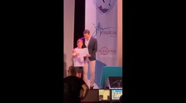 Graduate Gets Off Stage