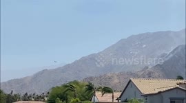 US: Tuscany Fire Breaks Out In Palm Springs, California 4
