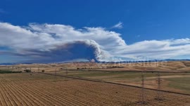 US: Sites Fire Grows Rapidly In Colusa County, Northern California