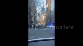 Australia: Street Locked Down In Melbourne CBD During Police Operation