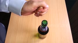 YouTuber demonstrates how to open a beer with a piece of paper