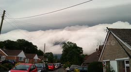 Seriously Weird Weather Storm Clouds in Lyminge (UK) Part 1