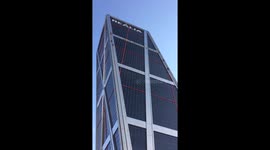 Greenpeace activists climb Madrid building to protest TTIP