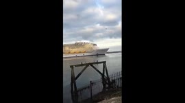 World's largest cruise ship arrives in Southampton, UK