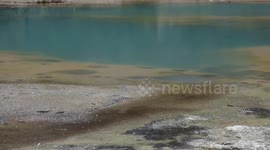Crackling Lake in Yellowstone National Park
