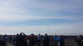 Avro Vulcan Bomber - Escorted by the Red Arrows