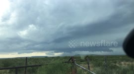 Texas Supercell Time Lapse