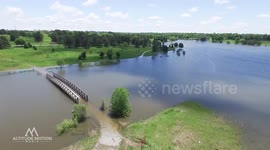 DRONE FLIGHT - Holmes Lake Flooding May 2016 - LINCOLN, NE