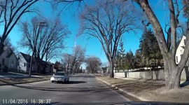Driver Backs Up in Middle of Road
