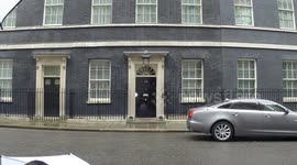 David Cameron leaves Downing Street for the State Opening of Parliament