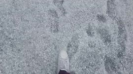 Powerful hail storm hits Pisa, Italy
