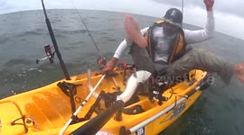 Full Story: Shark Attacks Kayak Fisherman,