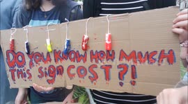 No to the Tampon Tax , feminists protest Osborne's tax plans for sanitary products,