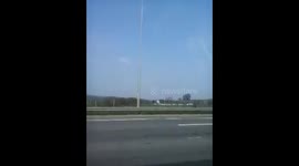 Wind Turbine White near m25 motorway