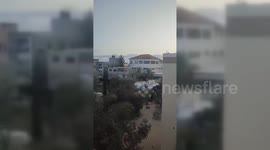 Palestine: Israeli vehicles firing northwest of the Nuseirat camp in the central Gaza Strip