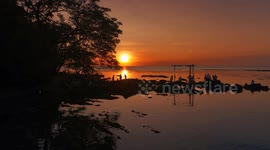 The Beauty Of The Summer Solstice Seen From The Beaches In Indonesia