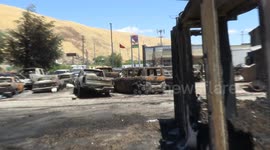 Wildfire forces 1,200 people to evacuate in U.S. Southern California