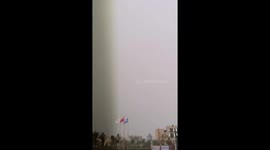 Spectacular thunderstorm strikes Beijing's Tongzhou district in China