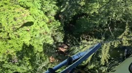 USA: Rescue Operation on Cataract Trail: Hiker Airlifted to Safety