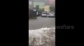 France: Torrential Rains Flood Nantes City Center 2