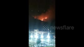 Italy: Fire Breaks Out On Camaldoli Hill In Naples 3
