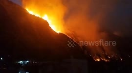 Italy: Fire Breaks Out On Camaldoli Hill In Naples 4